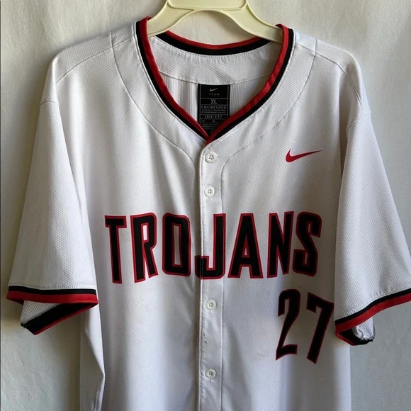 Nike USC Trojans #27 baseball jersey, size XL - Picture 2 of 11